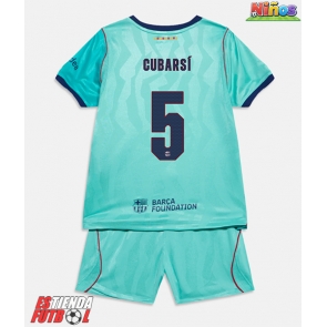 Barcelona Pau Cubarsi #5 Tercera Equipación Niños 2026-27 Manga Corta (+ Pantalones cortos)